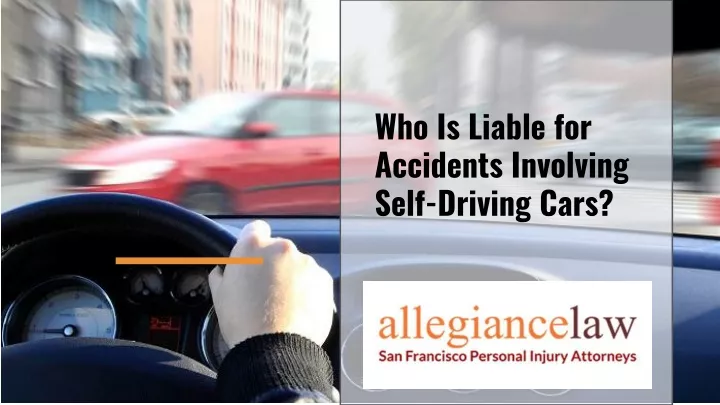 who is liable for accidents involving self