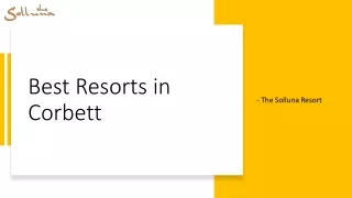 Resorts in Corbett