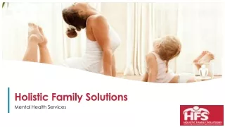 Mental Health Services Virginia | Holistic Family Solutions