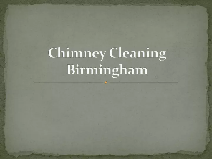 chimney cleaning birmingham