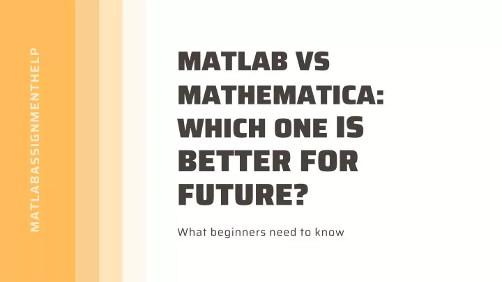 matlab vs mathematica which one is better