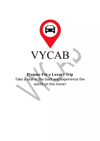Luxury Car Services Paris | VYCAB
