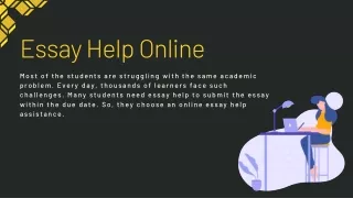 Essay help online