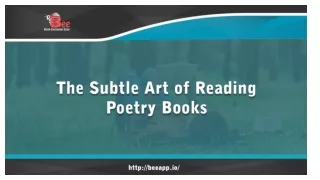 The Subtle Art of Reading Poetry Books (PPT)