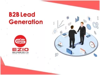 Ezio Solutions Pvt Ltd - B2B Lead Generation