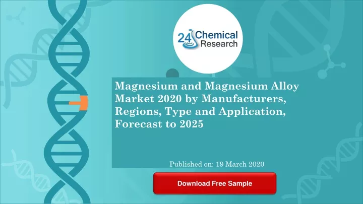 magnesium and magnesium alloy market 2020