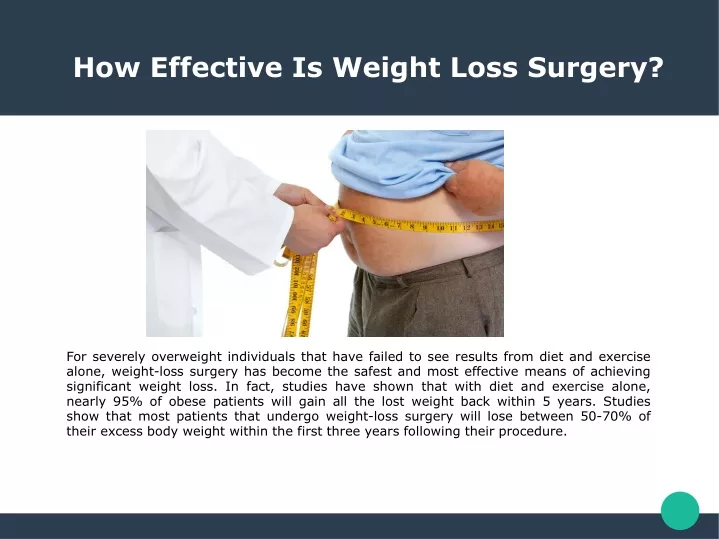 how effective is weight loss surgery