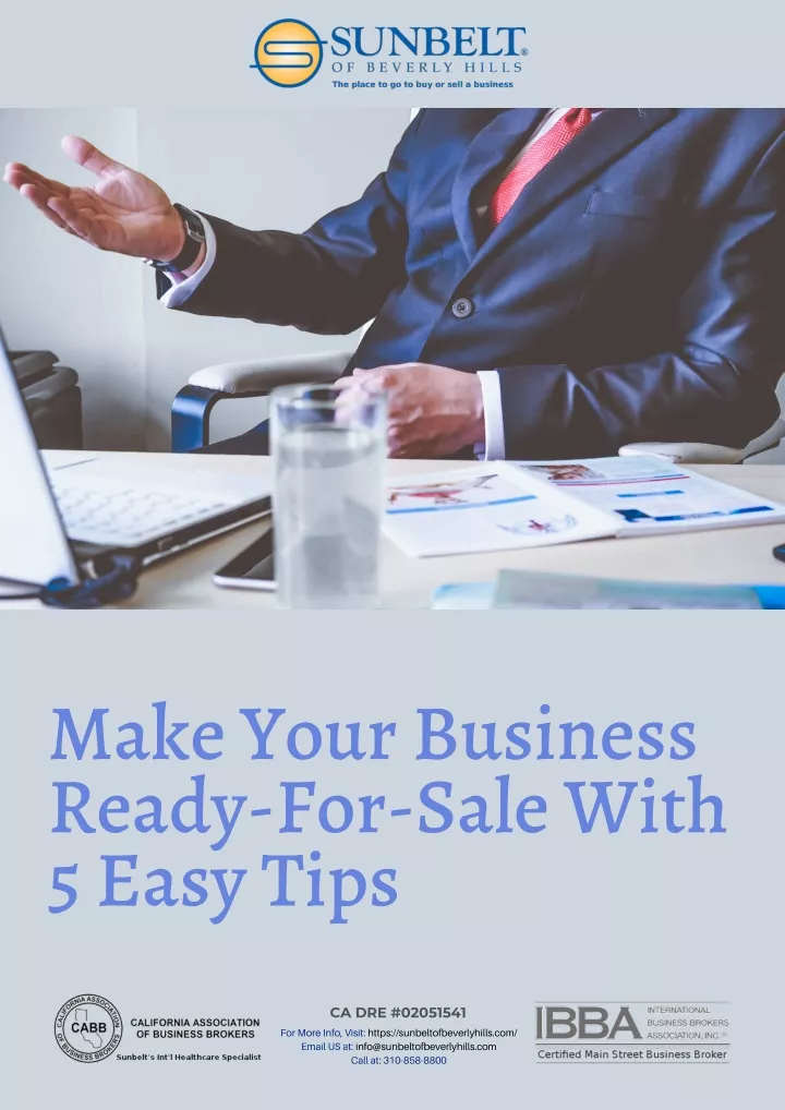 make your business ready for sale with 5 easy