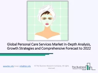 global personal care services market in global