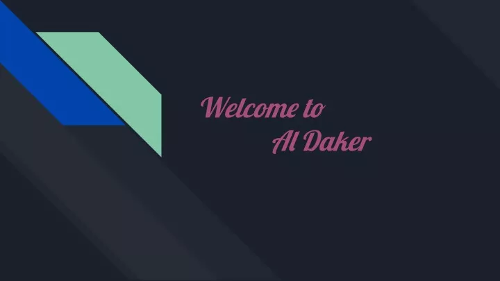 welcome to al daker