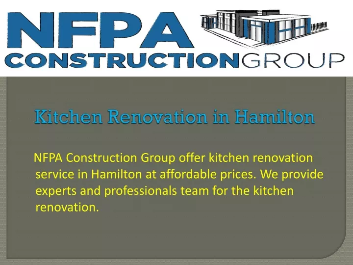 kitchen renovation in hamilton