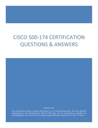 cisco 500 174 certification questions answers