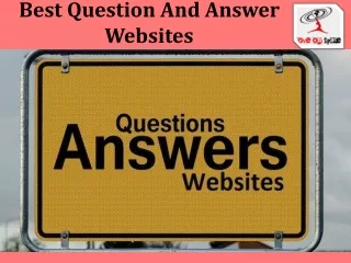 Best Question And Answer Websites