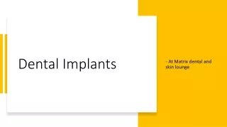 Dental implant in Delhi
