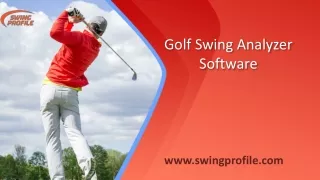 Golf Swing Analyzer Software and Training Aid at Swing Profile