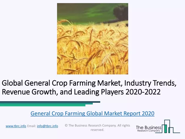 global global general crop farming general crop