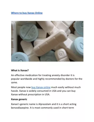 where to buy xanax online