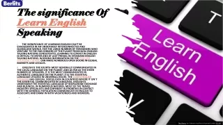 the significance of the significance of learn