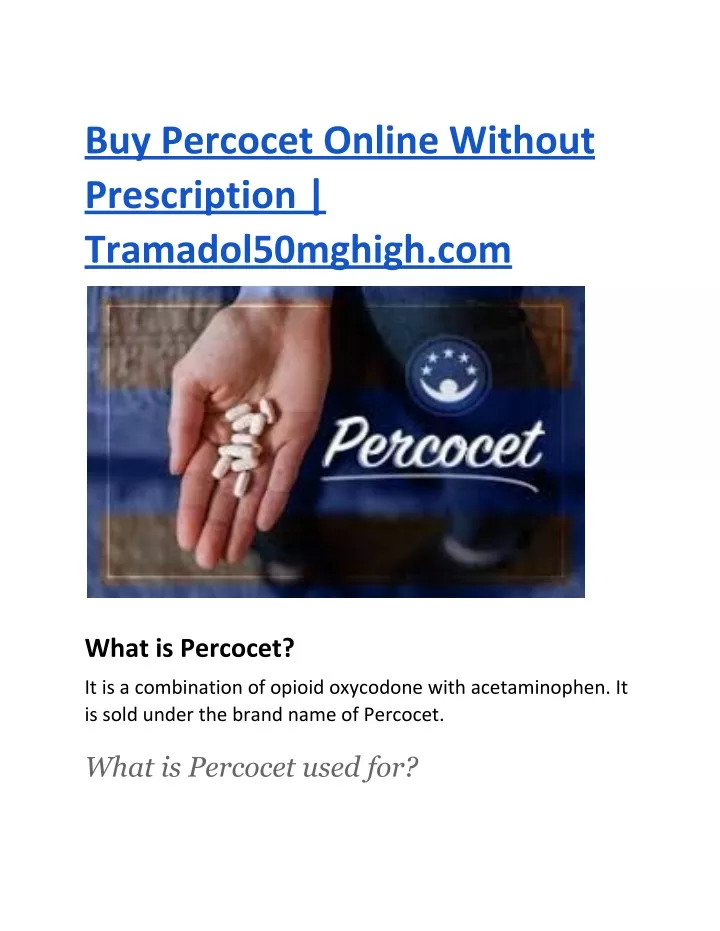 buy percocet online without prescription