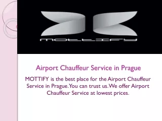 airport chauffeur service in prague