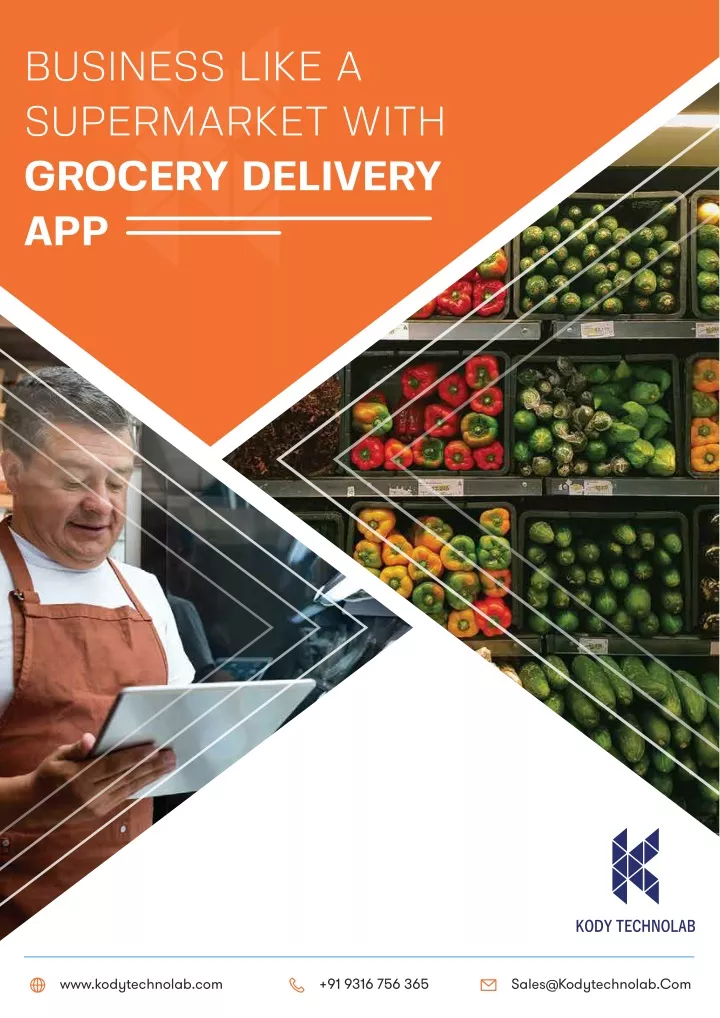 business like a supermarket with grocery delivery