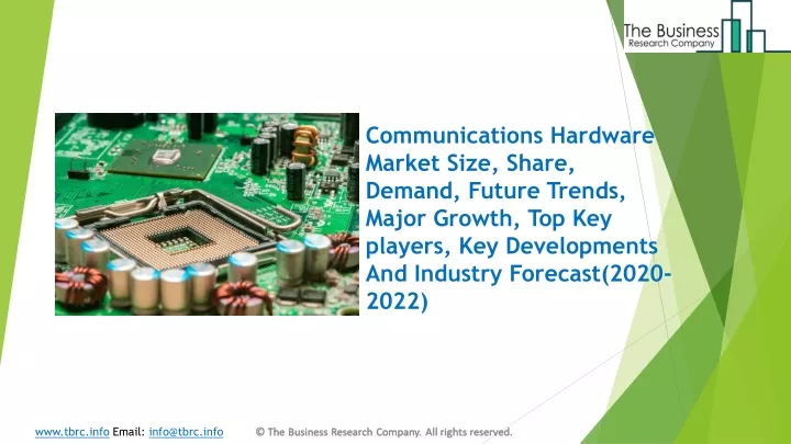 communications hardware market size share demand