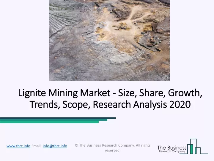 lignite lignite mining market mining market size