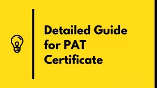 Detailed Guide to PAT Testing