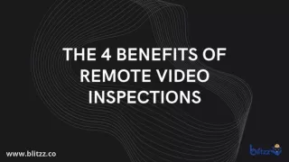 Benefits of Remote Video Inspections - Blitzz