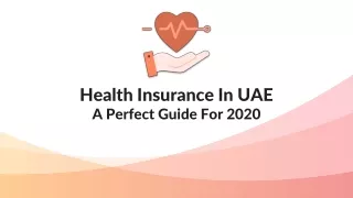 Health Insurance In UAE - A Perfect Guide For 2020
