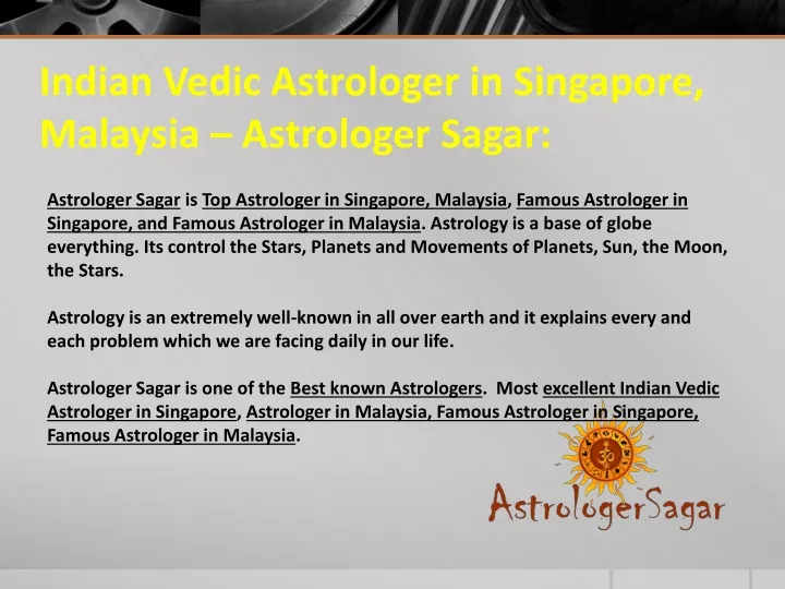 indian vedic astrologer in singapore malaysia astrologer sagar