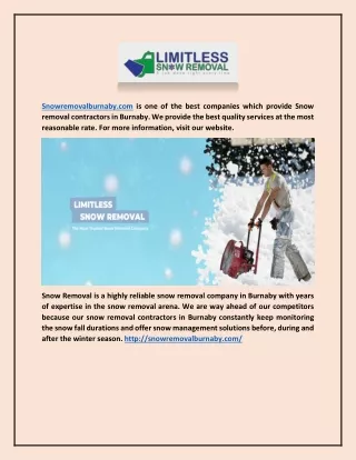 snowremovalburnaby com is one of the best
