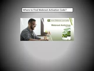 webroot.com/safe -  Download and Install Webroot