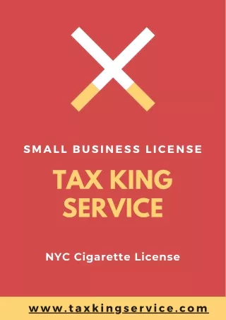 NYC Cigarette License - Small Business License NYC