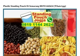 Plastik Standing Pouch Di Semarang 0819~1144~2624[wa]