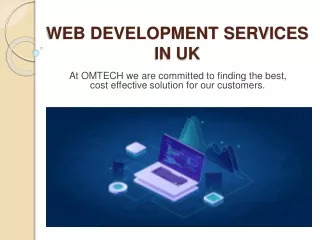 Web Development Company in UK