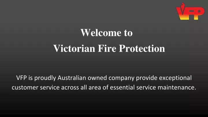 welcome to victorian fire protection