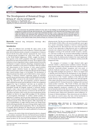 mcchesney et al pharmaceut reg affairs 2019 8 2