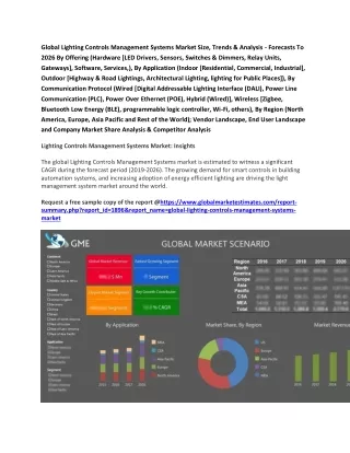 global lighting controls management systems