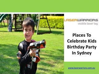 places to celebrate kids birthday party in sydney