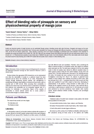 research article volume 10 1 2020