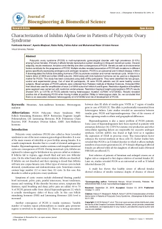 haroon et al j bioengineer biomedical sci 2019 9 1