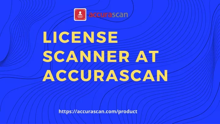 license scanner at accurascan