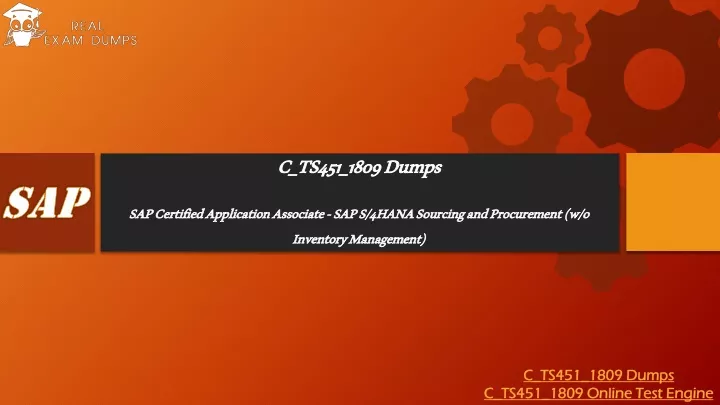 c ts451 1809 dumps sap certified application