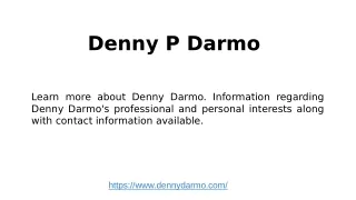 Denny Darmo