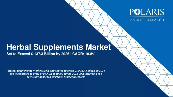 herbal supplements market set to exceed 137 3 billion by 2026 cagr 10 8