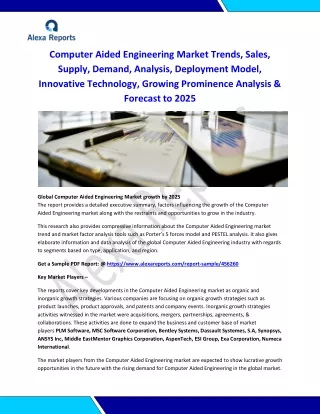 Computer Aided Engineering Market Trends, Sales, Supply, Demand, Analysis, Deployment Model, Innovative Technology, Grow