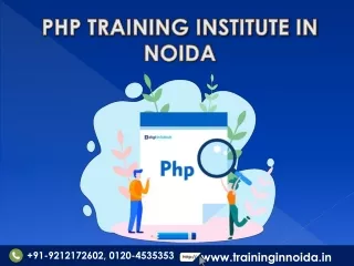 Best Institute for PHP Training in Noida
