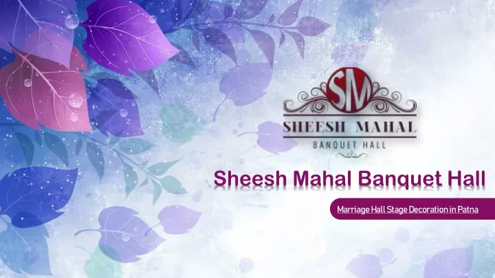 sheesh mahal banquet hall