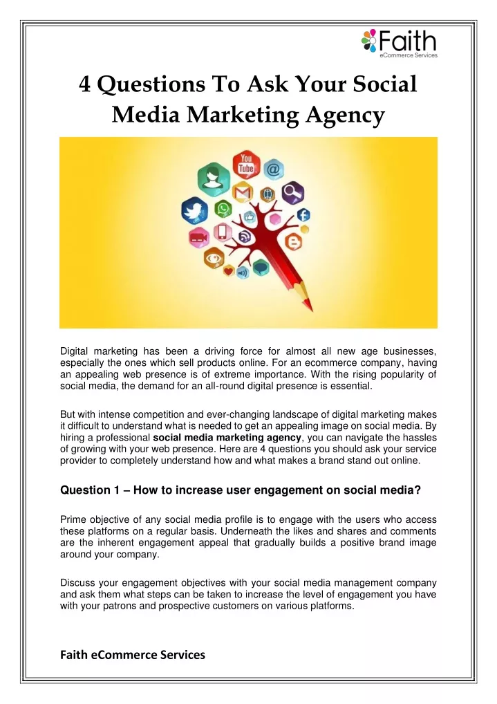 4 questions to ask your social media marketing